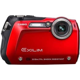 Compactcamera - Casio EX-G1 Rood + Lens Casio 3X 38-114mm f/3.9-5.4