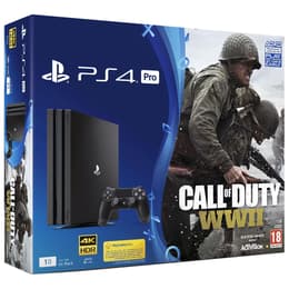 PlayStation 4 Pro 1000GB - Zwart + Call of Duty: WWII