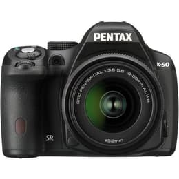 Spiegelreflexcamera Pentax K-50 - Zwart + lens Pentax DA 18-55mm f/3.5-5.6 AL WR