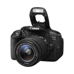 Reflex Canon EOS 700D - Zwart + Lens Canon 18-55mm f/3.5-5.6
