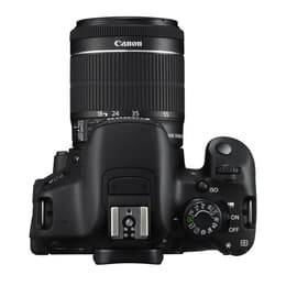 Reflex Canon EOS 700D - Zwart + Lens Canon 18-55mm f/3.5-5.6