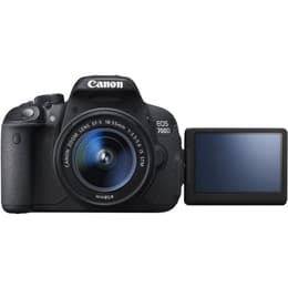 Reflex Canon EOS 700D - Zwart + Lens Canon 18-55mm f/3.5-5.6
