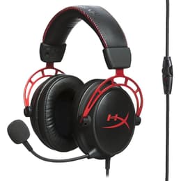 Cloud Alpha gaming Hoofdtelefoon - bedraad microfoon Zwart/Rood