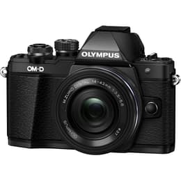 Hybride camera Olympus OM-D E-M10 - Zwart + Lens Olympus M.Zuiko Digital ED 14-42mm F3.5-5.6 EZ