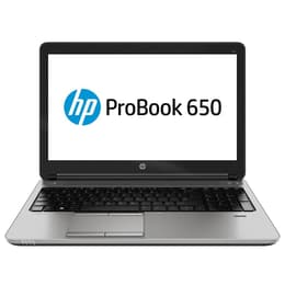 HP Probook 650 G1 15" Core i5 2,5 GHz  - SSD 120 GB - 4GB AZERTY - Frans