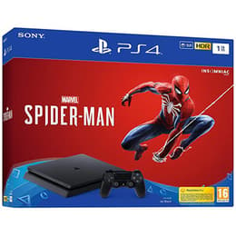 PlayStation 4 Slim 1000GB - Zwart + Marvel's Spider-Man