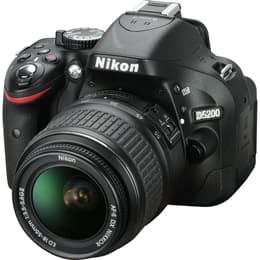 Spiegelreflexcamera - Nikon D5200 Zwart + Lens Nikon AF-S Nikkor 18-55mm f/3.5-5.6G II ED