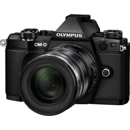 Spiegelreflexcamera Olympus OM-D E-M5 II - Zwart + Lens Olympus M.Zuiko Digital ED 12-50mm 1:3.5-6.3 EZ + Flitser Olympus FL-LM3