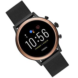 Horloges Cardio GPS Fossil Gen 5 Smartwatch Julianna HR FTW6036 - Zwart/Goud