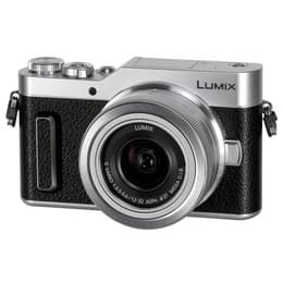 Hybride camera Panasonic DC-GX880 - Zilver / Zwart + Lens Panasonic Lumix G Vario HD 12-32mm F3.5-5.6 Mega OIS
