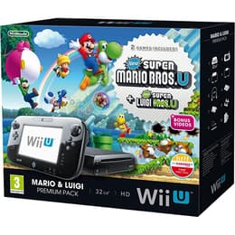 Wii U Premium 32GB - Zwart + Super Mario Bros + Super Luigi