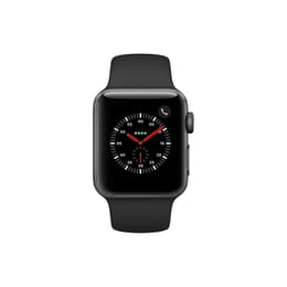 Apple Watch (Series 3) GPS 38 mm - Aluminium Spacegrijs - Sportbandje Zwart