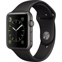 Apple Watch (Series 1) GPS 42 mm - Aluminium Spacegrijs - Sport armband Zwart