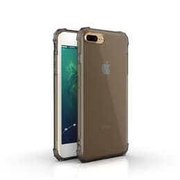 Hoesje iPhone 7 Plus/8 Plus - Silicone - Zwart/Transparant