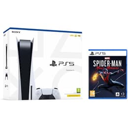 PlayStation 5 825GB - Wit + Spider-Man Miles Morales