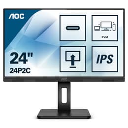 23,8-inch Aoc 24P1 1920 x 1080 LCD Beeldscherm Zwart