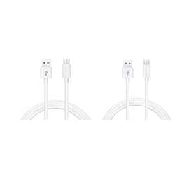 Set van twee USB-A naar Usb-C kabels