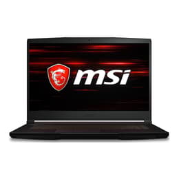 MSI GF63 Thin 10CSXR-414XFR 15" Core i5 2.5 GHz - SSD 1000 GB - 16GB - NVIDIA GeForce GTX 1650 Max-Q AZERTY - Frans