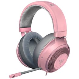 Kraken Pro V2 gaming Hoofdtelefoon - bedraad microfoon Roze/Grijs