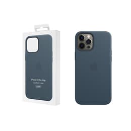 Apple Leren hoesje iPhone 12 Pro Max Leren hoesje - Leer Blauw