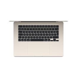 MacBook Air 15" (2023) - Apple M2 met 8‑core CPU en 10-core GPU - 8GB RAM - SSD 256GB - AZERTY - Frans