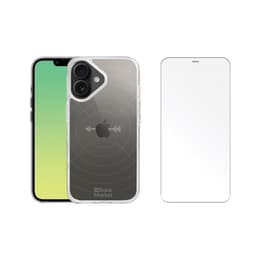 Back Market Hoesje iPhone 16 en beschermend scherm - GRS 4.0 Gerecycled plastic - Transparant