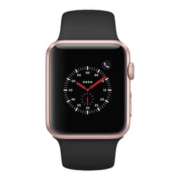 Apple Watch (Series 6) 2020 GPS 40 mm - Aluminium Goud - Sportbandje Zwart