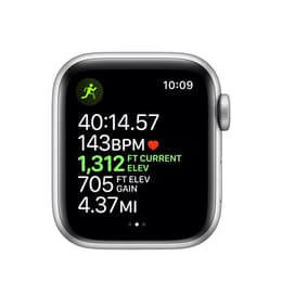 Apple Watch SE Series 1 (2020) - (band niet inbegrepen) - GPS 44 mm - Zilver Aluminium