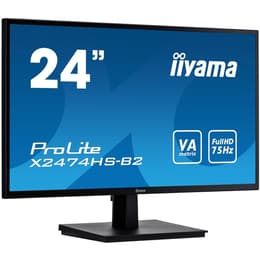 23,6-inch Iiyama ProLite X2474HS-B2 1920 x 1080 LCD Beeldscherm Zwart