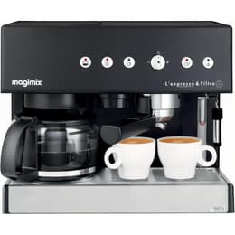 Espressomachine gecombineerd Compatibele Papier Pods (E.S.E) Magimix 11422 Auto 1.4L - Zwart