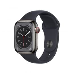 Horloges Apple - Hermès Cardio GPS Watch (Series7) 45mm GPS + Cellular Hermès - Zilver