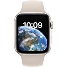 Apple Watch Series SE 2 (2022) GPS + Cellular 44 mm - Aluminium Sterrenlicht - Sportbandje Sterrenlicht