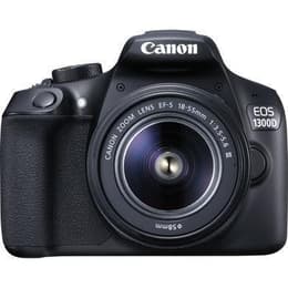 Reflex EOS 1300D - Zwart + Canon EF-S 18-55mm f/3.5-5.6 III + EF 75-300mm f/4.0-5.6 III f/3.5-5.6 + f/4-5.6