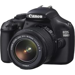 Reflex EOS 1100D - Zwart + Canon Canon EF-S 18-55 mm f/3.5-5.6 IS f/3.5-5.6