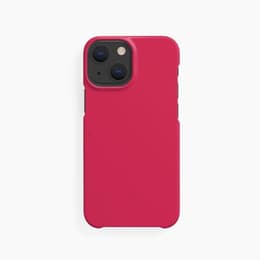 Hoesje iPhone 13 Mini - Natuurlijk materiaal - Rood