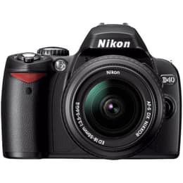 Spiegelreflexcamera Nikon D40 - Zwart + Lens Nikon 18-55mm f/3.5-5.6