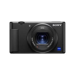 Compactcamera - Sony ZV-1 Zwart + Lens ZEISS Vario Sonnar 9.4-25.7mm f/1.8-2.8