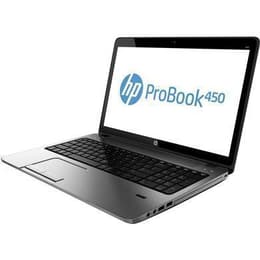 HP ProBook 450 G1 15" Core i5 2.5 GHz - SSD 256 GB - 4GB QWERTY - Engels