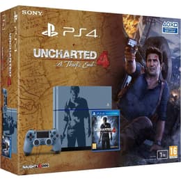 PlayStation 4 1000GB - Grijs - Limited edition Uncharted 4 + Uncharted 4