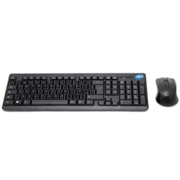 Simpletek Toetsenbord QWERTY Spaans Draadloos Mouse + Keyboard with Stickers 1000 DPI 2.4G Nano reciever