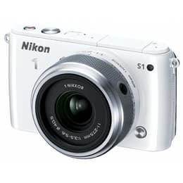 Hybride Nikon 1 S1 - Wit + Lens Nikon 1 Nikkor AW 11-27.5mm f/3.5-5.6