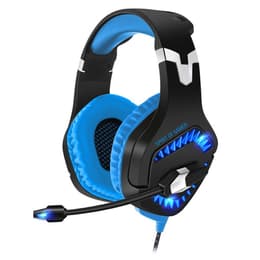 Elite-H40 gaming Hoofdtelefoon - bedraad microfoon Zwart/Blauw
