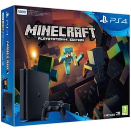 PlayStation 4 Slim 500GB - Zwart + Minecraft