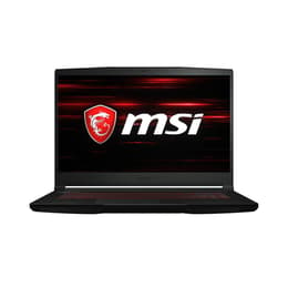 MSI GF63 Thin 11SC-630XFR 15" Core i5 2.7 GHz - SSD 512 GB - 16GB - NVIDIA GeForce GTX 1650 AZERTY - Frans
