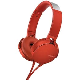 MDR-XB550 Hoofdtelefoon - bedraad Rood