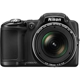Bridge camera Coolpix L830 - Zwart + Nikon Nikkor 34x Wide Optical Zoom ED VR 22.5–765 mm f/3–5.9 f/3–5.9