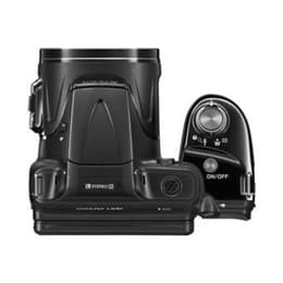 Bridge camera Coolpix L830 - Zwart + Nikon Nikkor 34x Wide Optical Zoom ED VR 22.5–765 mm f/3–5.9 f/3–5.9