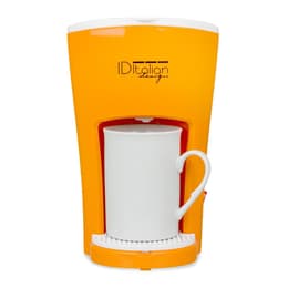 Koffiezetapparaat Zonder Capsule Italian Design IDECUCOF01 Funny Pro Coffee Maker 0,1500L - Wit/Oranje