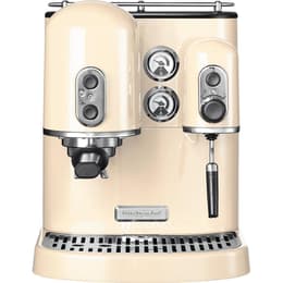 Espresso machine Compatibele Papier Pods (E.S.E) Kitchenaid Artisan 5KES2102 2L - Beige