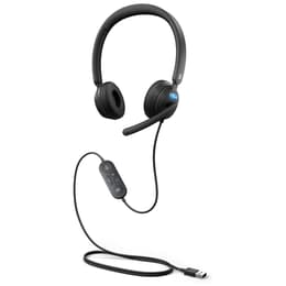 Modern USB Headset 1989 Hoofdtelefoon - microfoon Zwart